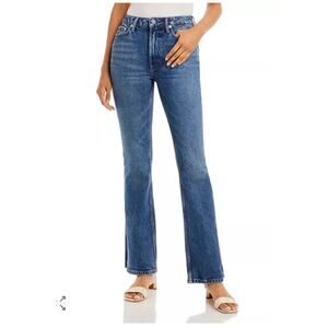 Rails The Sunset High Rise Slim Flare Jeans in Medium Wash